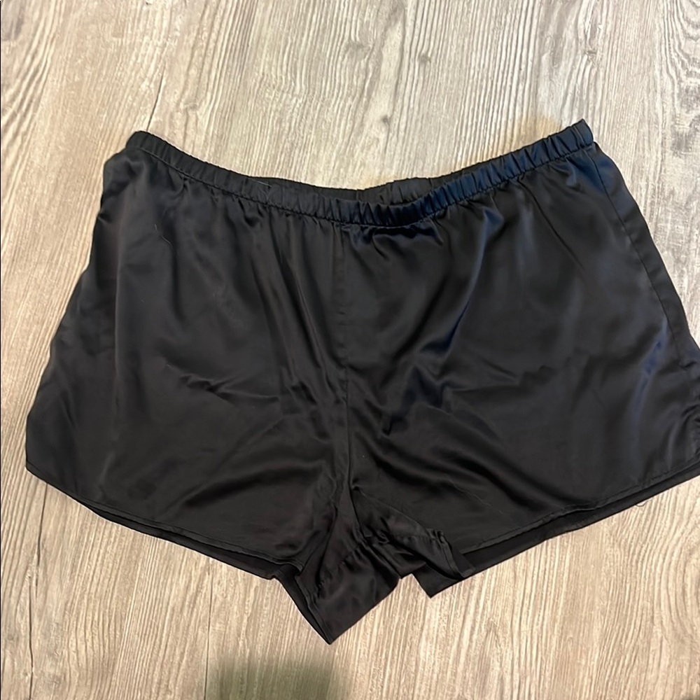 Stars above satin sleep shorts